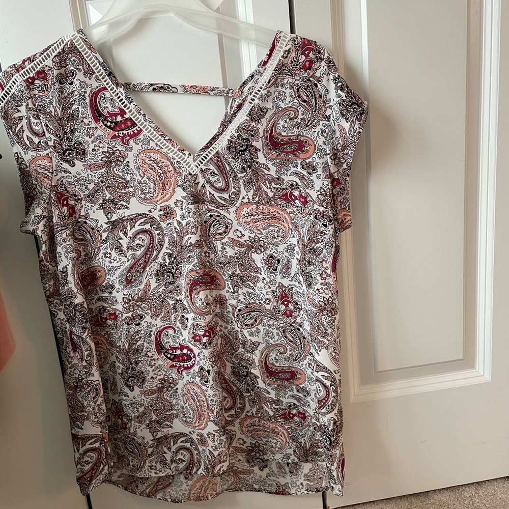 Paisley patterned blouse
